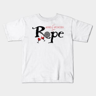 HITCHCOCK - ROPE - Black Version Kids T-Shirt